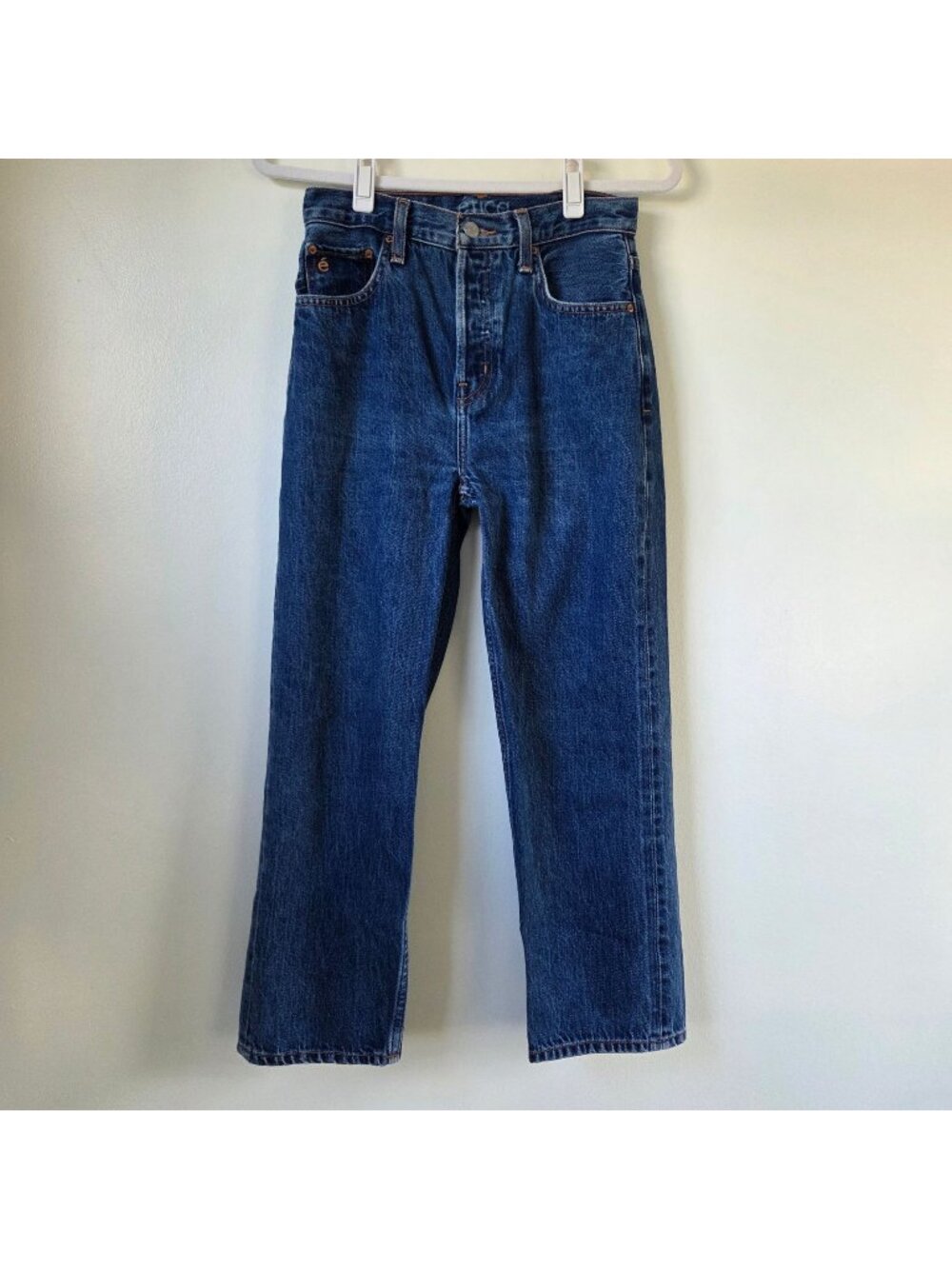 Etica Tyler Vintage Straight Button Fly Jeans Size 25